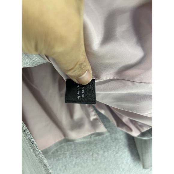 The Limited Women’s Suit Jacket Sz 2 Gray Plaid Pink 3 Button Long Sleeve Blazer - Picture 5 of 10